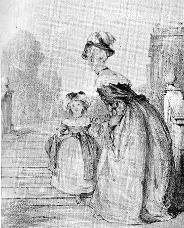 ILLUSTRATION FROM "THE LITTLE PRINCESS." BY J. C. HORSLEY, R.A. (JOSEPH CUNDALL. 1843)