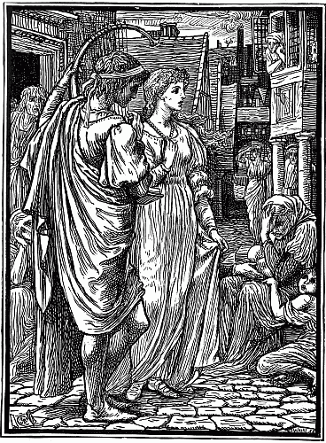 ILLUSTRATION FROM "THE NECKLACE OF PRINCESS FIORIMONDE." BY WALTER CRANE (MACMILLAN AND CO. 1880)