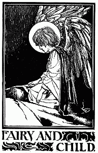 ILLUSTRATION FROM "LULLABY LAND" BY CHARLES ROBINSON. (JOHN LANE. 1897)