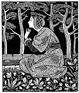 ILLUSTRATION FROM "GOULD'S BOOK OF FAIRY TALES." BY ARTHUR GASKIN. (METHUEN AND CO.)