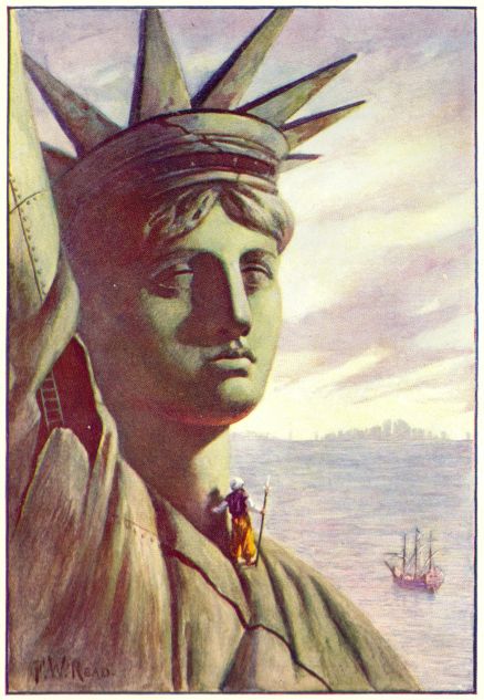 Image: &ldquo;The great statue in the harbor.&rdquo;