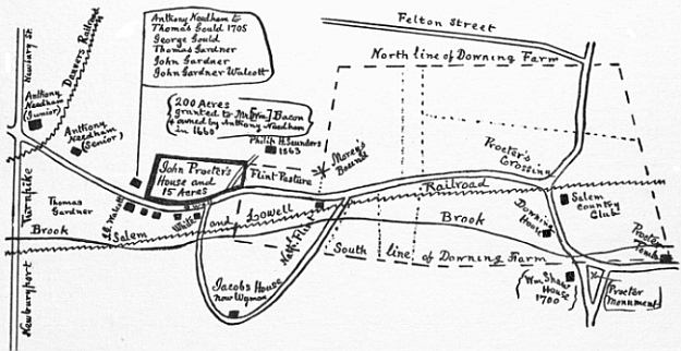 House of John Procter: Map