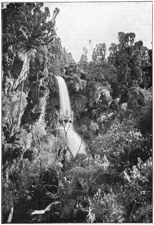 Waterval bij Boeamba in het Moboekoe-dal.