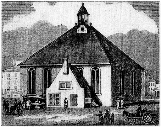 Ancient Dutch Church, Albany (1714)