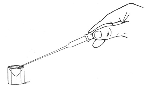 Fig. 14.—Filling the capillary teat-pipette.