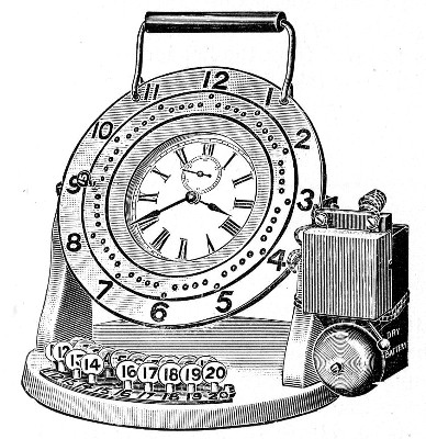 Fig. 31.—Electric signal timing clock.