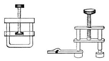 Fig. 36.—Screw clamps.