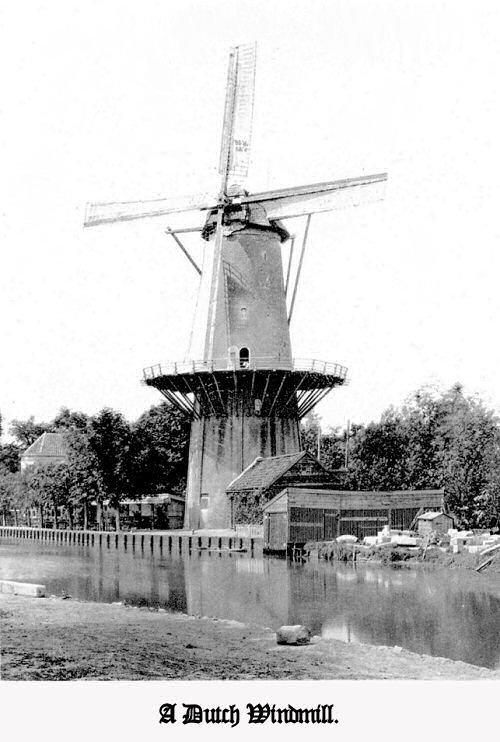 A Dutch Windmill.