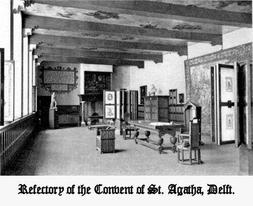 Refectory of the Convent of St. Agatha, Delft.