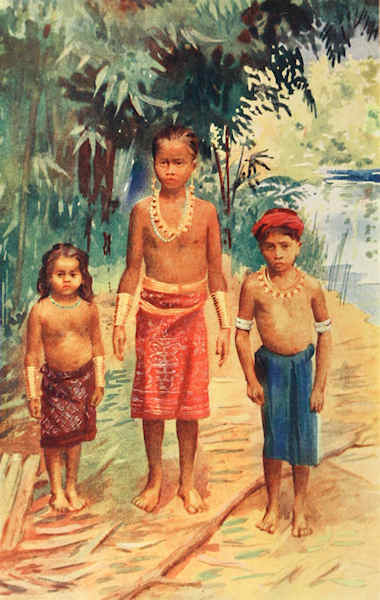 Three Dyak Children