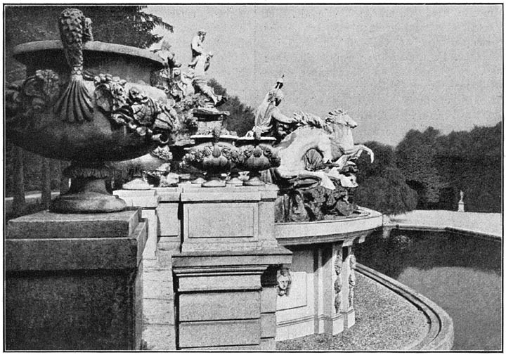 De Neptunus-fontein in Schönbrunn.