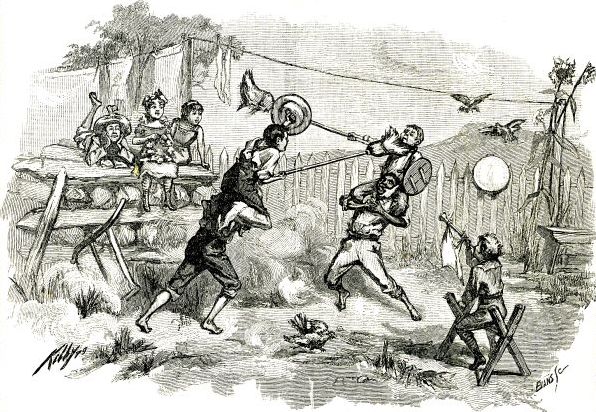 THE TOURNAMENT.—Drawn by James E. Kelly.