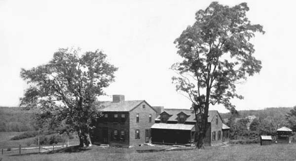 PICTURE OF "FRUITLANDS"

The old house where Bronson Alcott and the English Mystics tried to
found a community somewhat after the order of Brook Farm in 1843.
Emerson backed the scheme. The house is open to the public Tuesday,
Thursday, and Saturday afternoons during the summer.