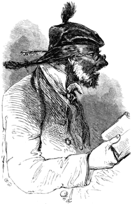 A portrait in profile of the Justice holding a book