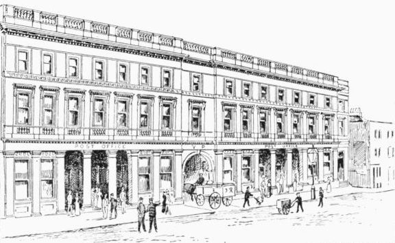 [By permission of "The Bristol Observer."

THE BRISTOL POST OFFICE AS ENLARGED IN 1889.