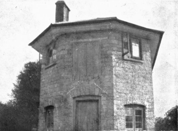 BAGSTONE TURNPIKE GATE HOUSE.

GATE ABOLISHED ABOUT 1870.