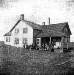 CHILDREN'S COTTAGE AND CHAPEL, FT. BERTHOLD, N. D.