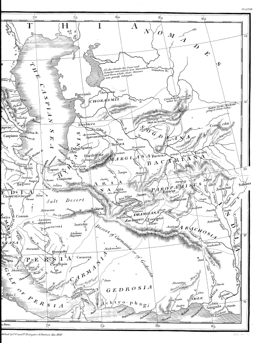 Map: The Assyrians, Babylonians, Medes and Persians.