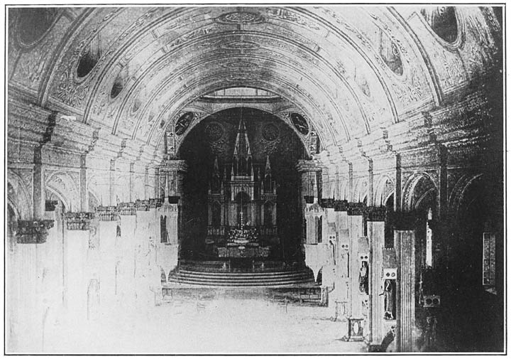 Interior of Cathedral at Oton.