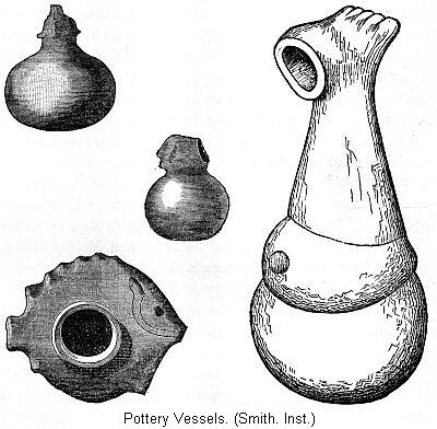 Pottery Vessels. (Smith. Inst.)