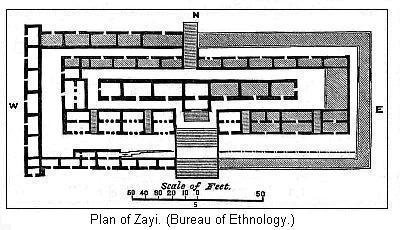 Plan of Zayi. (Bureau of Ethnology.)
