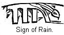 Sign of Rain.