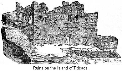 Ruins on the Island of Titicaca.
