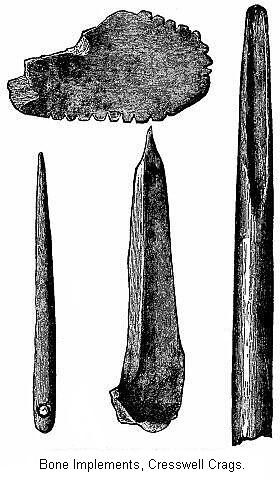 Bone Implements—Cresswell Crags.
