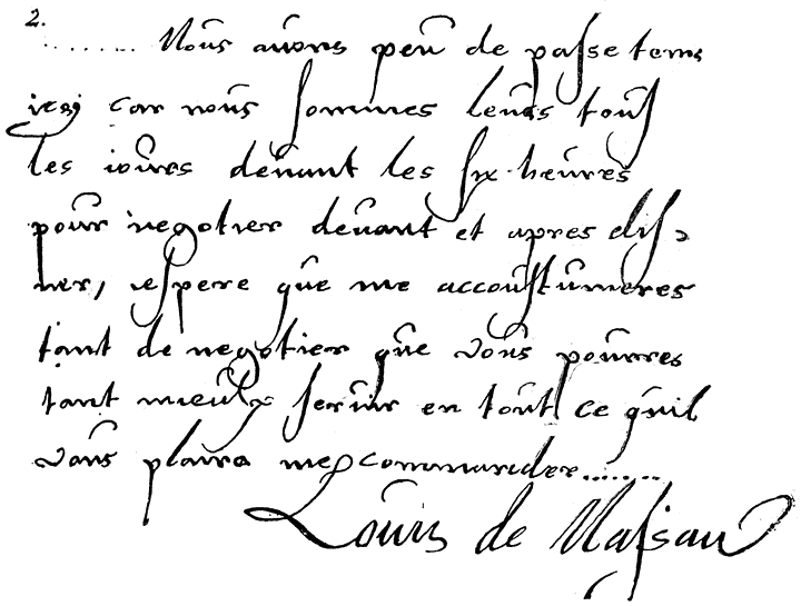 Fascimile van den brief van Lodewijk van Nassau van 20 Januari 1563.
