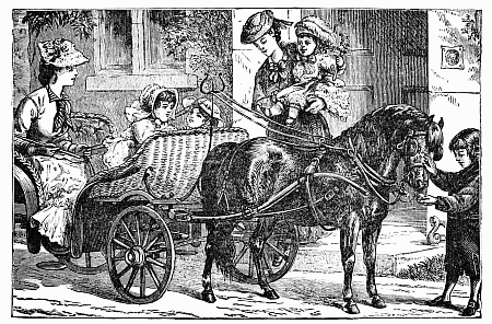 In a carriage