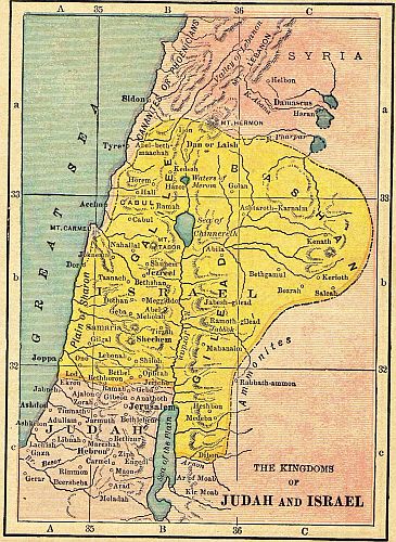 MAP 7 THE KINGDOMS OF JUDAH AND ISRAEL