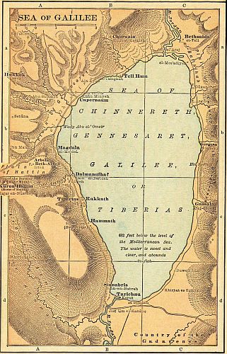 MAP 14 SEA OF GALILEE