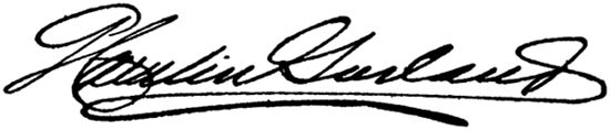 Signature: Hamlin Garland