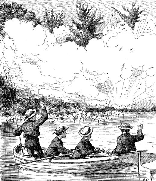 DESTRUCTION OF THE CAMP.—Drawn by A. B. Frost.