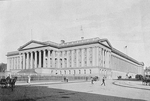 THE TREASURY DEPARTMENT—Fifteenth Street, N. W., from Pennsylvania Avenue to G Street.