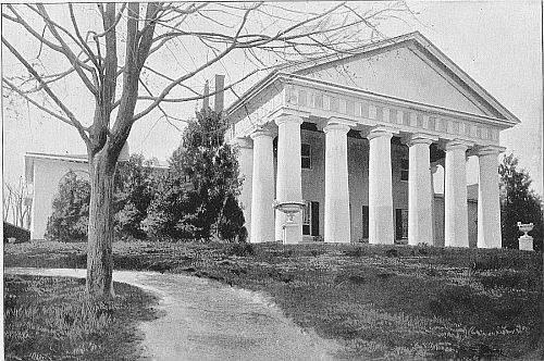 ARLINGTON HOUSE—Formerly the Home of General Robert E. Lee.