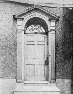 Plate XXIV.—Doorway, 5011 Germantown Avenue; Doorway,
Morris House, 225 South Eighth Street.