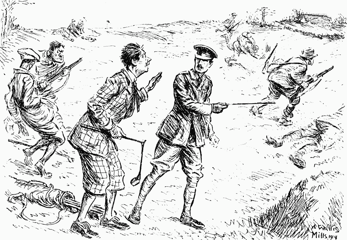 Officer commanding skirmishing party