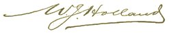 Signature of the author.