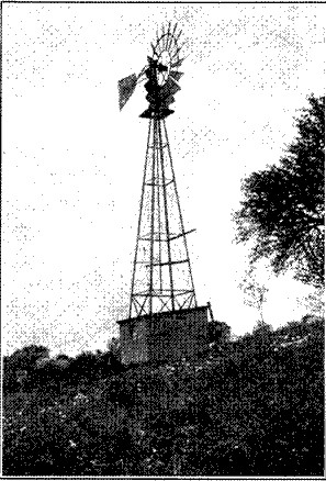 Fig. 43.—Windmill and water tank.