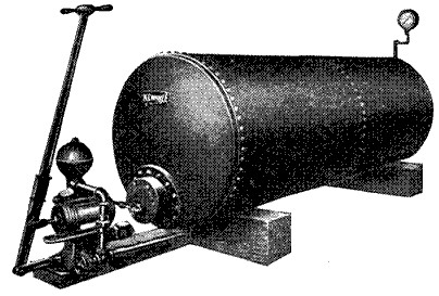 Fig. 53.—Hand pump applied to air-tank.