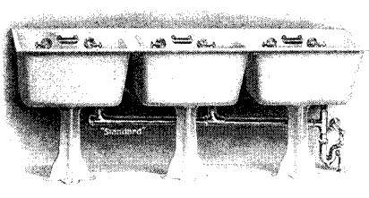 Fig. 59.—Enameled laundry tubs.