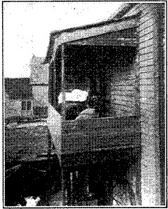 Fig. 75.—Outdoor sleeping porch for tuberculosis
patients.