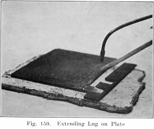 Fig. 150 Extending lug on plate