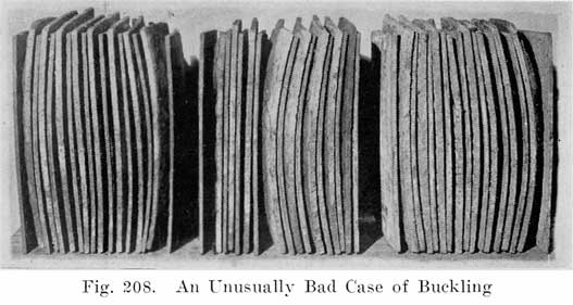 Fig. 208 An unusually bad case of buckling