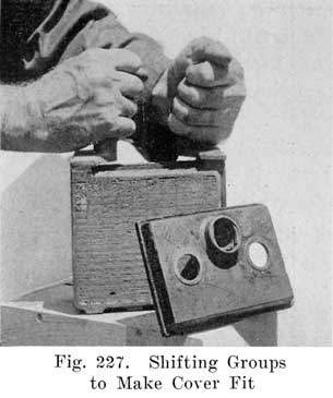 Fig. 227 Shifting groups to make cover fit