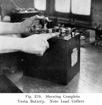 Fig. 270 Complete vesta battery
