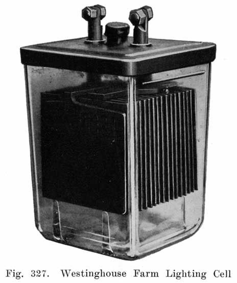 Fig. 327 Westinghouse farm lighting cell