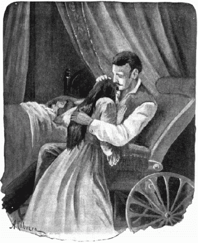 Angustias no pudo menos de significarle aprecio, y
gratitud, poniéndole una mano sobre el corazón