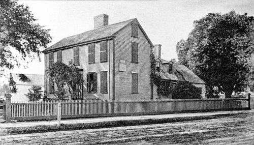 REVEREND JONAS CLARK’S HOUSE Where Samuel Adams, John
Hancock, and Dorothy Quincy were staying
